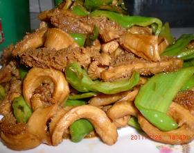 青椒炒牛肚