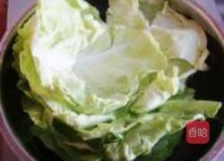 茄汁豆腐包菜卷的做法图解1