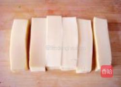 茄汁豆腐包菜卷的做法图解4