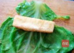 茄汁豆腐包菜卷的做法图解9