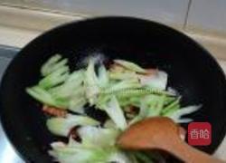 香干炒西芹的做法图解4