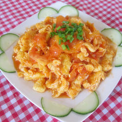 西红杮炒蛋的做法[图]