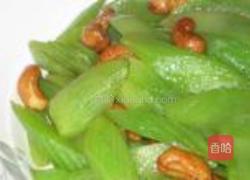 腰果炒莴苣的做法图解6