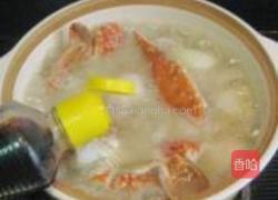 红膏蟹洋葱粉丝煲的做法图解10
