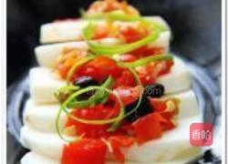 豆豉剁椒蒸芋头的做法图解7