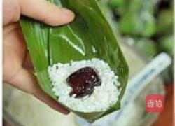 甜蜜红枣粽的做法图解3