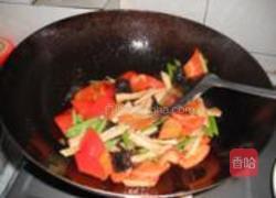 蚝油五彩爆腐竹的做法图解14