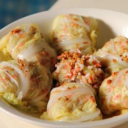 菜包茄蟹泥的做法[图]