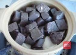 羊血豆腐煲的做法图解8