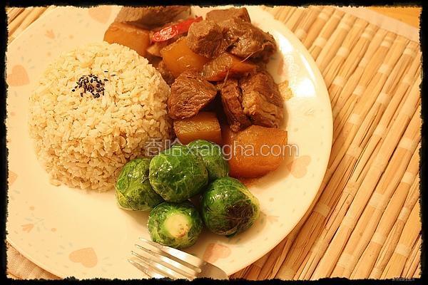 柱候萝卜牛肉炖