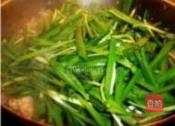 韭菜炒鸡蛋猪肉碎的做法图解4