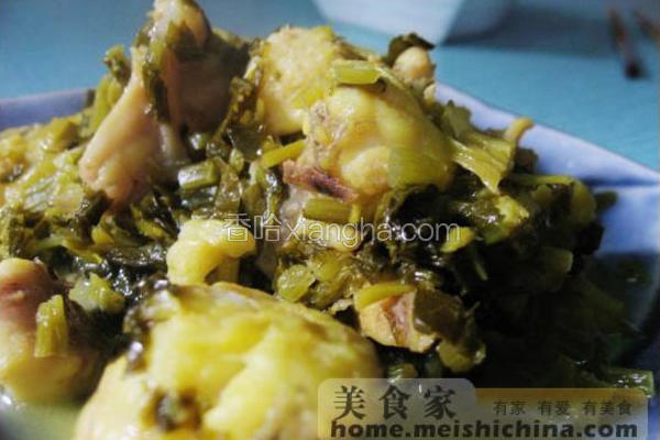 蛤蟆鱼烧雪菜