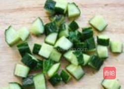 酱爆火腿鲍菇的做法图解2