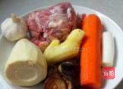 双冬焖羊腩的做法图解1