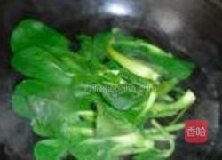 香菇油菜的做法图解4
