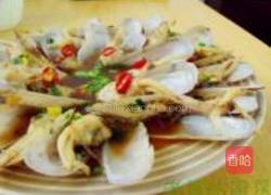 豉油蒸蛏子的做法图解5