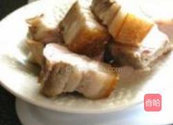 五花肉焖腐皮的做法图解2