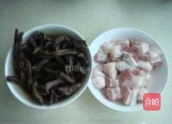 四季豆干烧肉的做法图解1