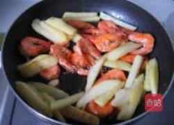 芝香土豆虾的做法图解7