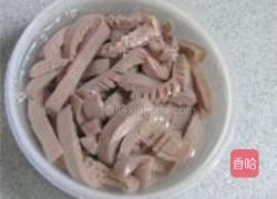 豉汁腰花的做法图解4