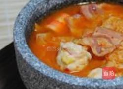 石锅鱼丸泡菜汤的做法图解5