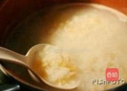 干贝菠菜粥的做法图解4