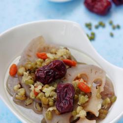 莲藕绿豆汤的做法[图]