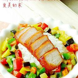 叉烧五彩饭的做法[图]