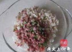 培根莲藕米饼的做法图解5