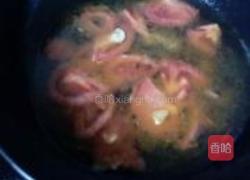 西红柿蛋花面的做法图解3