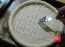 菠萝烤鸭厚匹萨的做法图解14