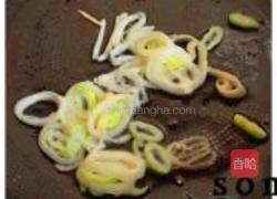 肥牛卷角瓜片的做法图解3