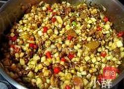 茭白小米辣炒鸡丁的做法图解6