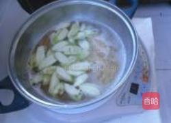 丝瓜鸡汤面的做法图解6