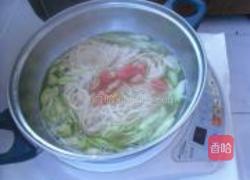 丝瓜鸡汤面的做法图解7