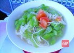 丝瓜鸡汤面的做法图解9