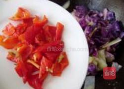 紫甘蓝炒土豆片的做法图解8