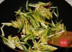 辣炒蒜黄的做法图解5