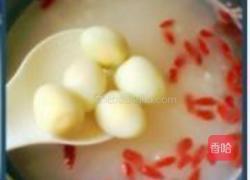 枸杞蛋花煮米酒的做法图解3
