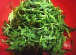 蒜蓉茼蒿的做法图解3