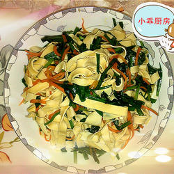 干豆腐炒韭菜的做法[图]