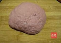 肉松馅紫薯面包的做法图解4