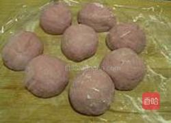 肉松馅紫薯面包的做法图解5
