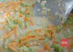 苦瓜红萝卜烙的做法图解4