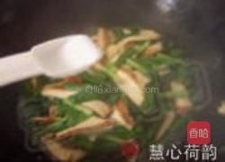 韭菜炒香干的做法图解13