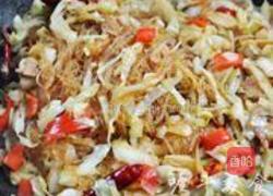 包菜炒粉丝的做法图解6