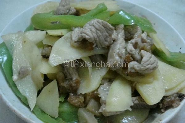 土豆炒肉片