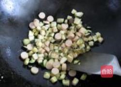 茄子鸡蛋火腿面的做法图解5