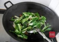 香菇小白菜的做法图解4