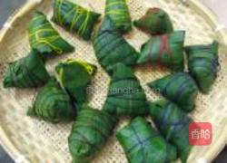 紫薯提子粽的做法图解5